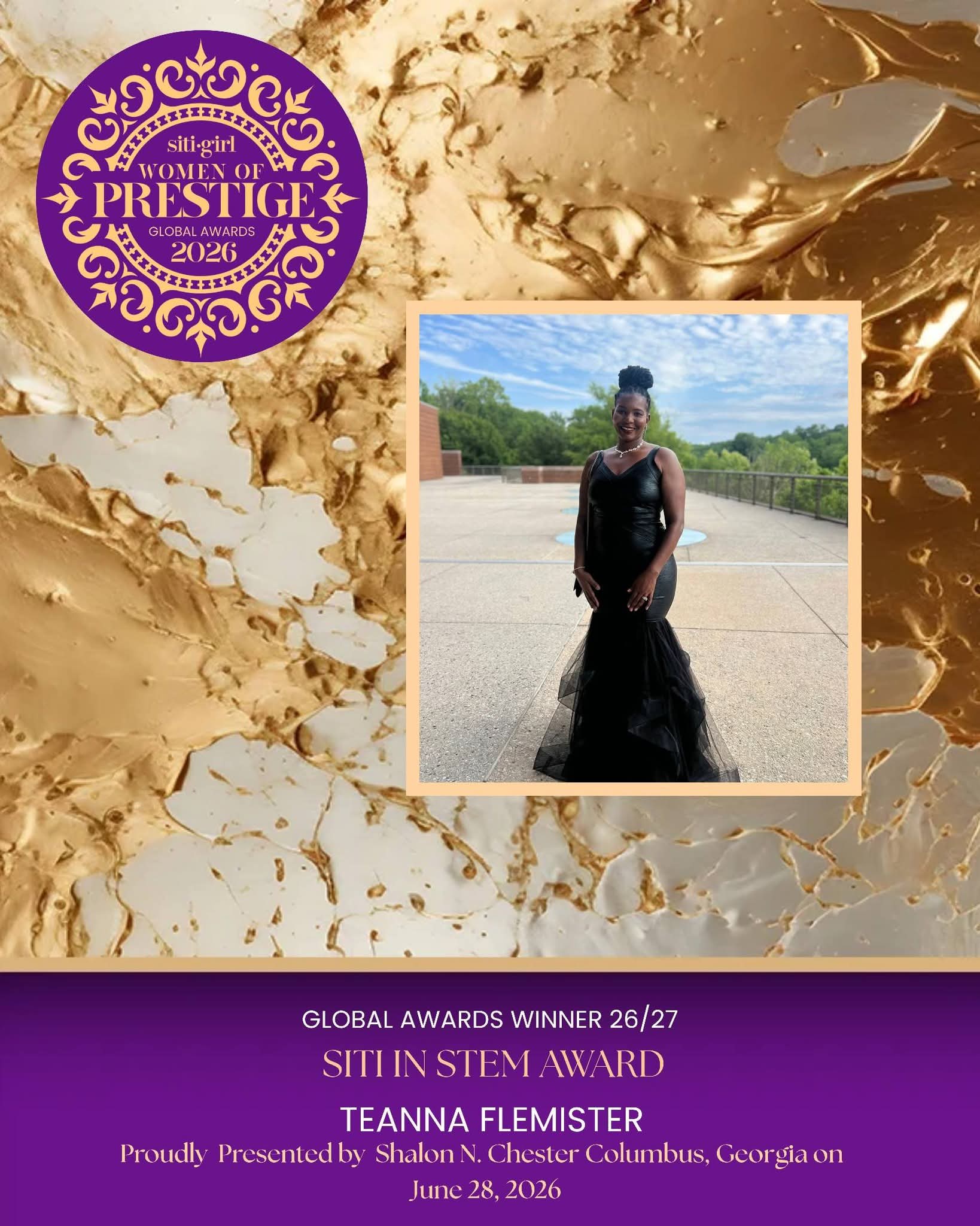 Teanna Flemister - SITI in STEM Award