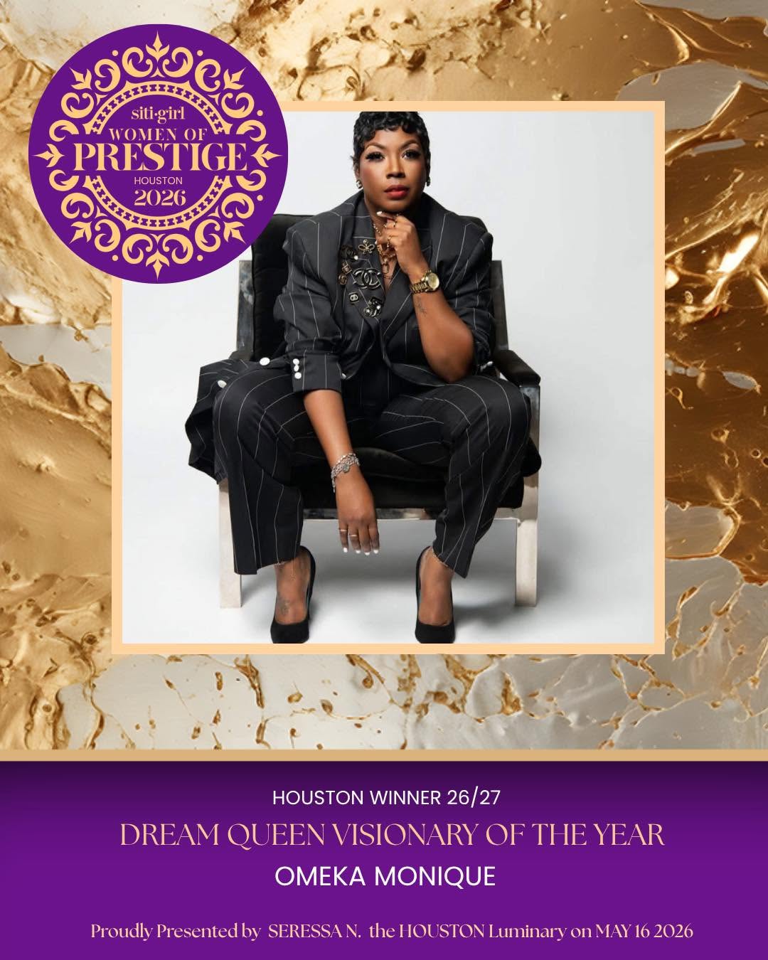 Omeka Monique - Dream Queen Visionary Award