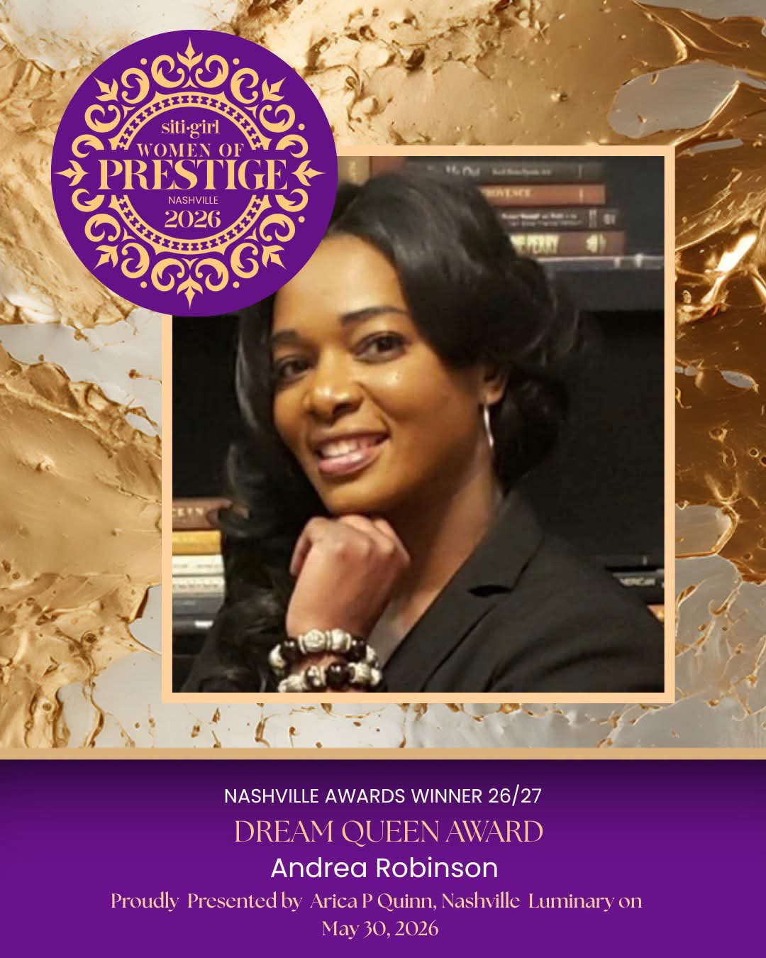 Andrea Robinson - Dream Queen Visionary Award