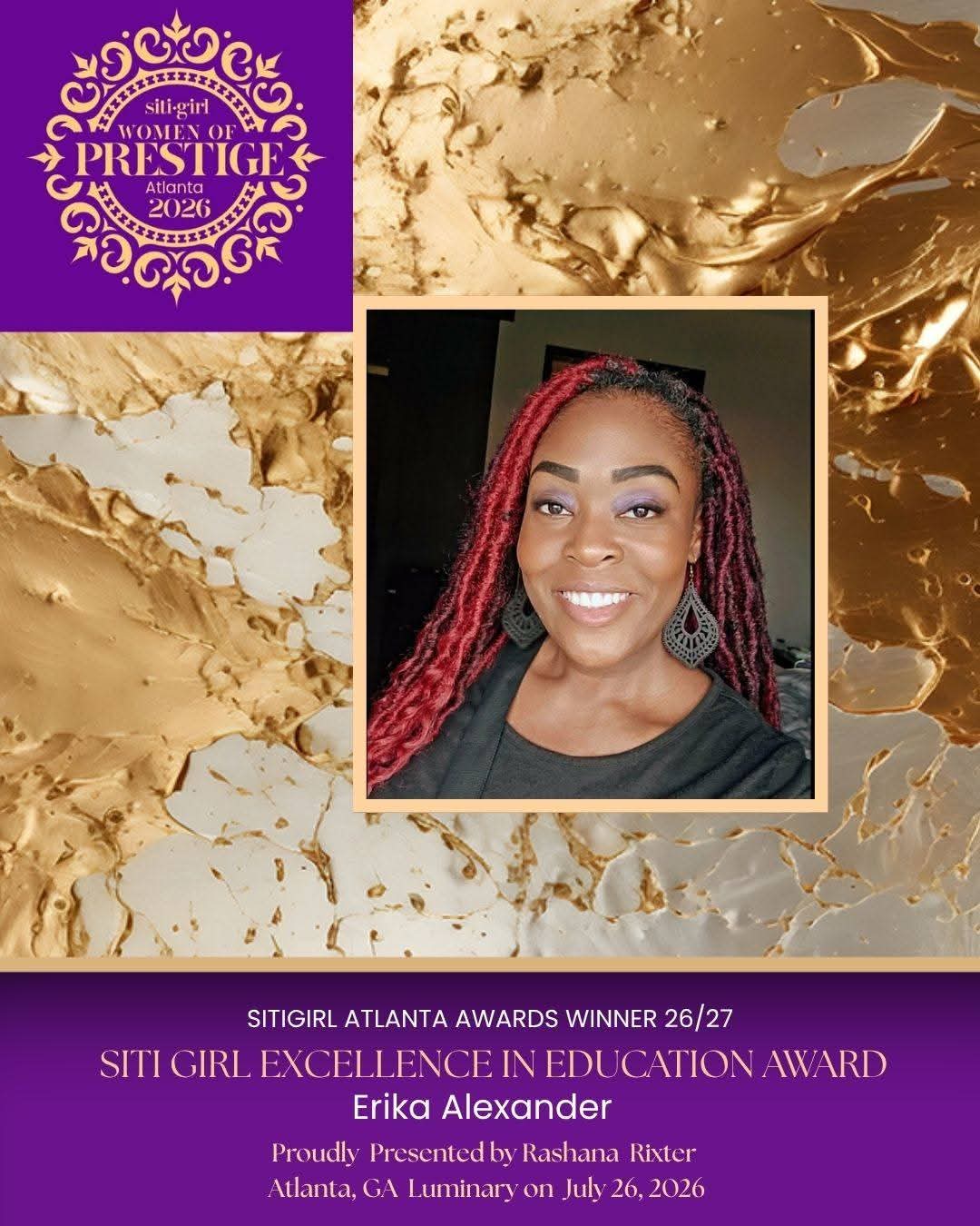Erika Alexander - SITI Excellence in Education Award