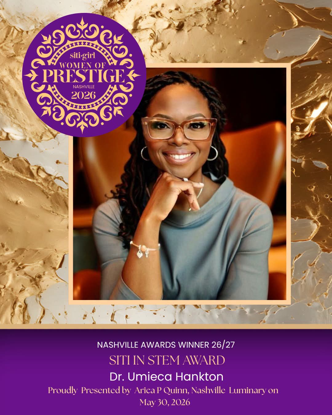 Dr. Umieca Hankton - SITI in STEM Award