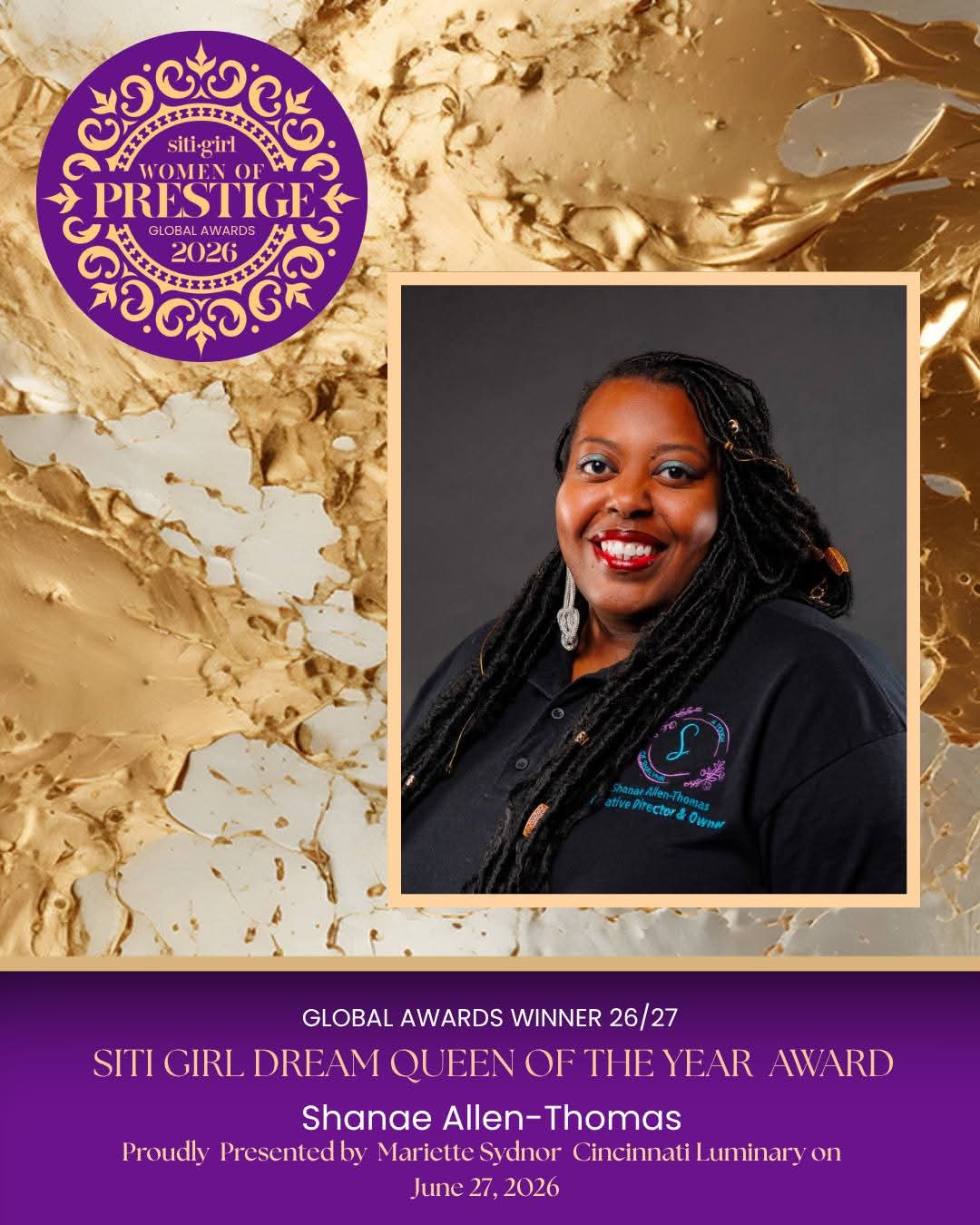 Shanae Allen-Thomas - Dream Queen Visionary Award