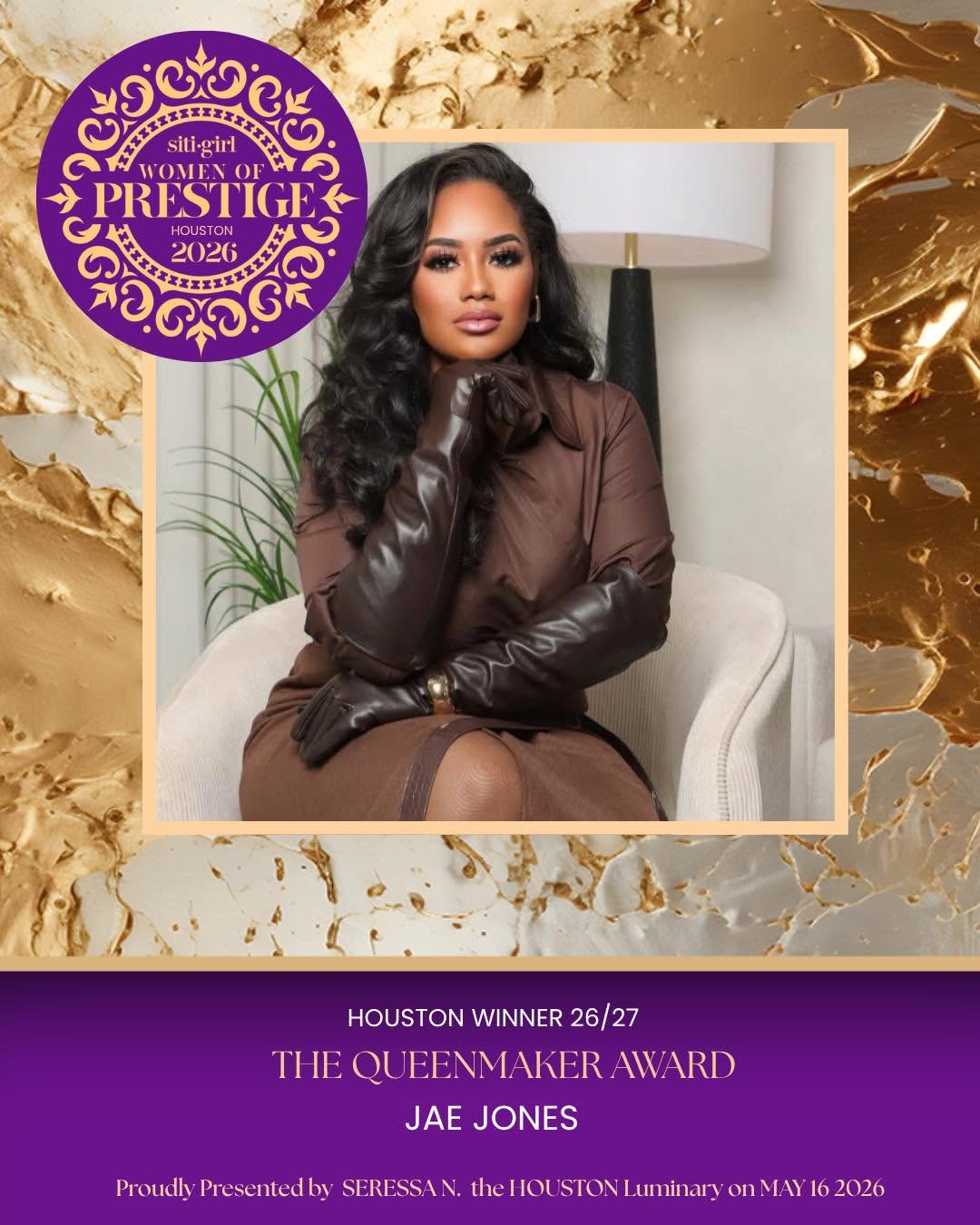 Jae Jones - The Queenmaker Award