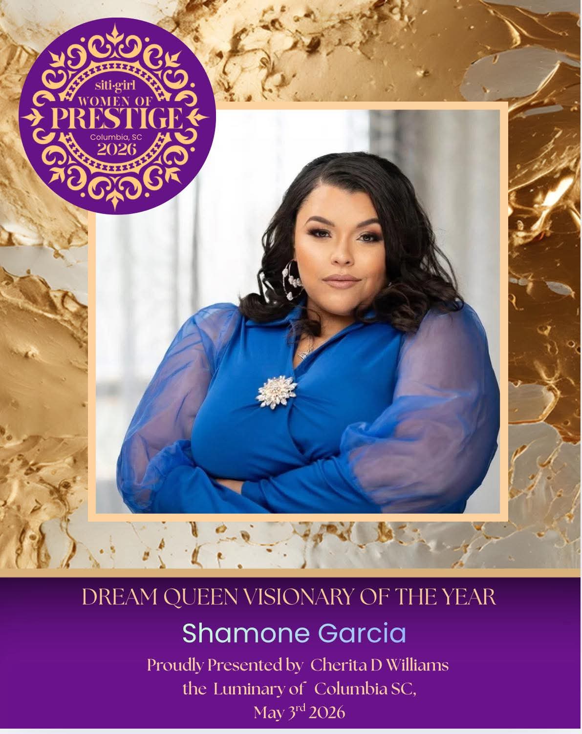 Shamone Garcia - Dream Queen Visionary Award