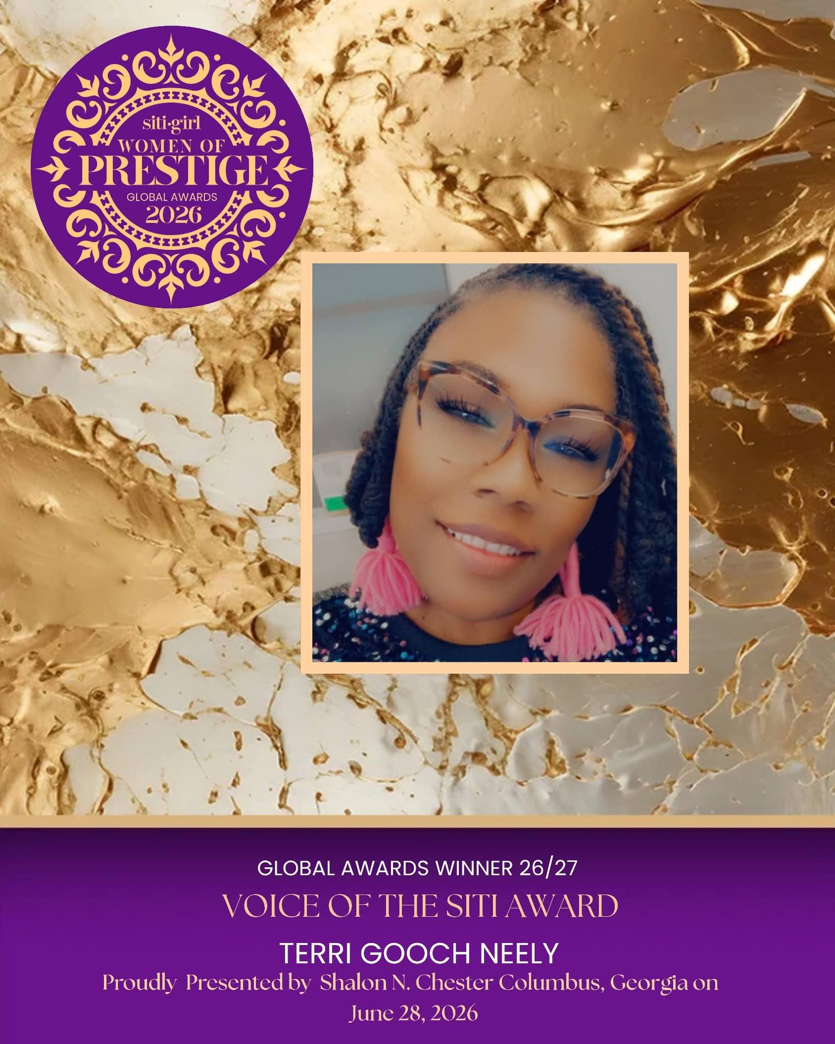 Terri Gooch Neely - Voice of the SITI Award
