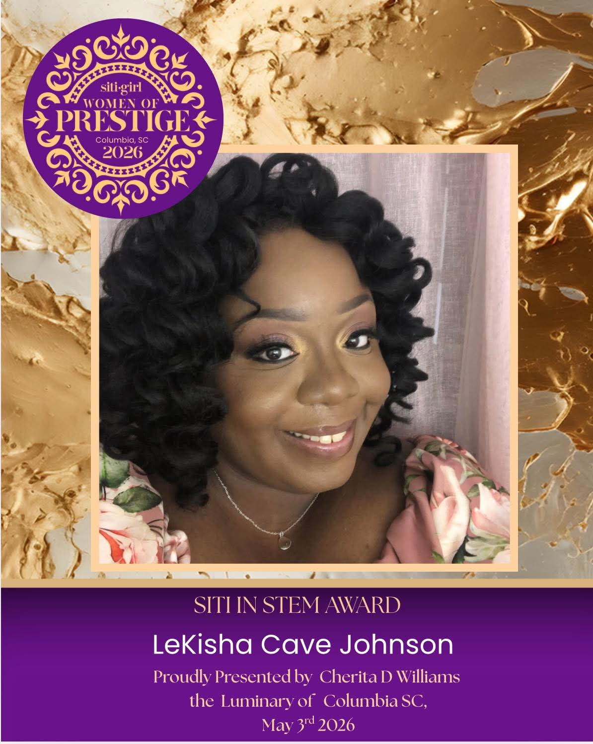 LeKishaCave Johnson - SITI in STEM Award