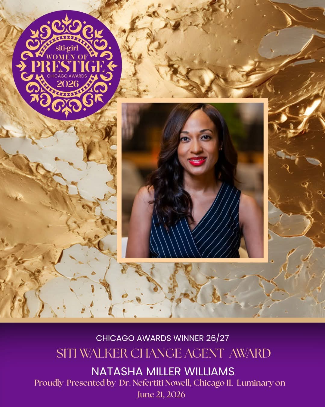 Natasha Miller Williams - The Walker Change Agent Award