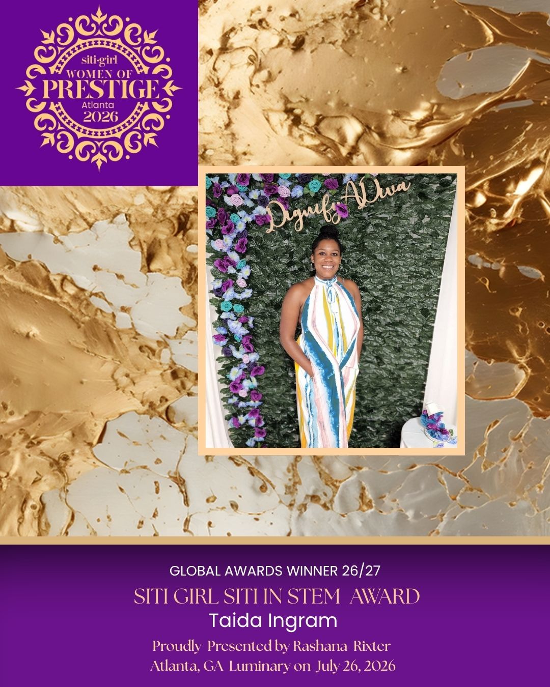 Taida Ingram - SITI in STEM Award