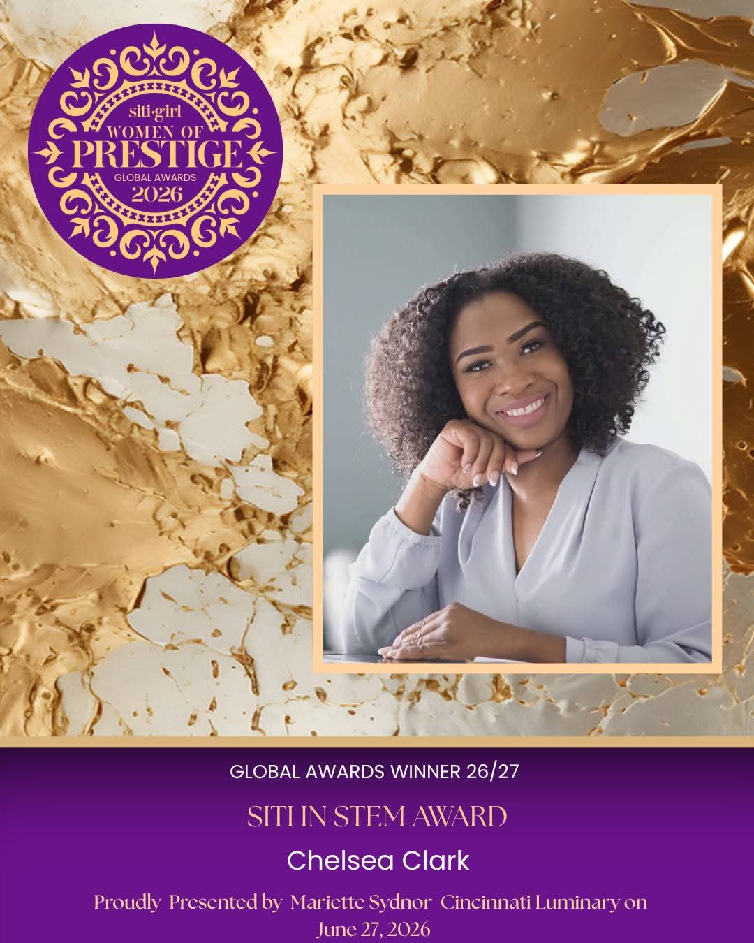 Chelsea Clark - SITI in STEM Award
