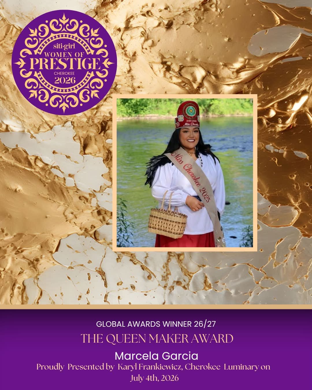 Marcela Garcia - The Queenmaker Award