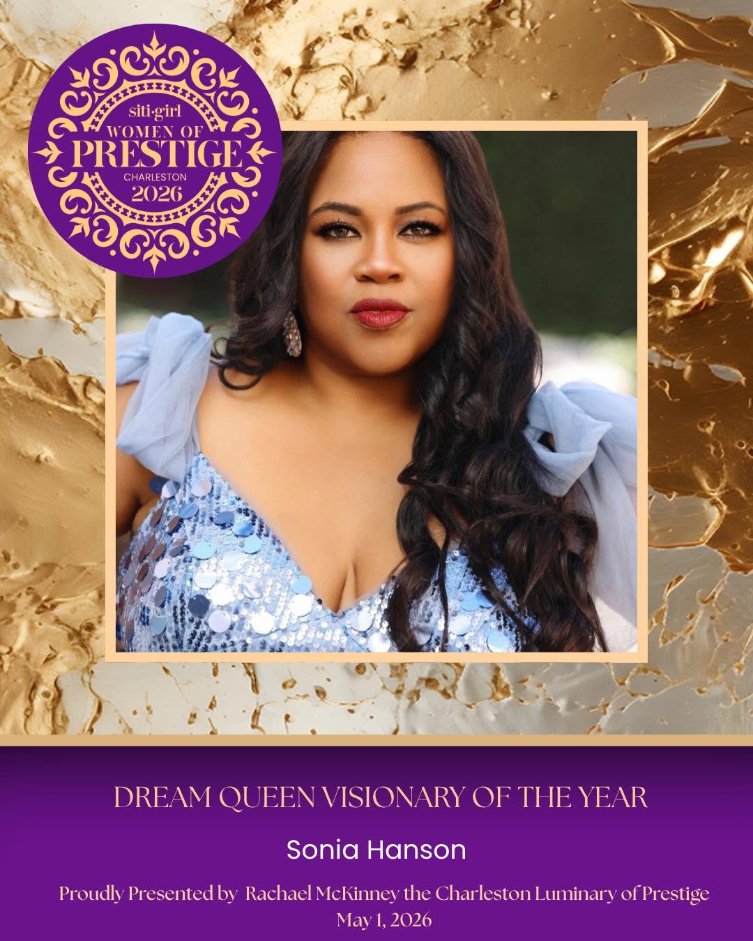 Sonia Hanson - Dream Queen Visionary Award