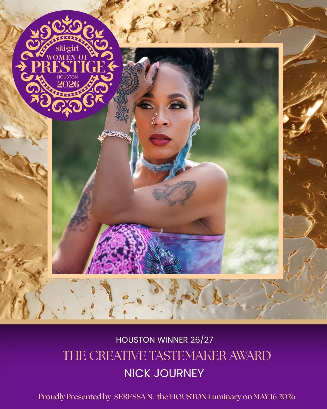 Nick Journey - The Creative Tastemaker Award